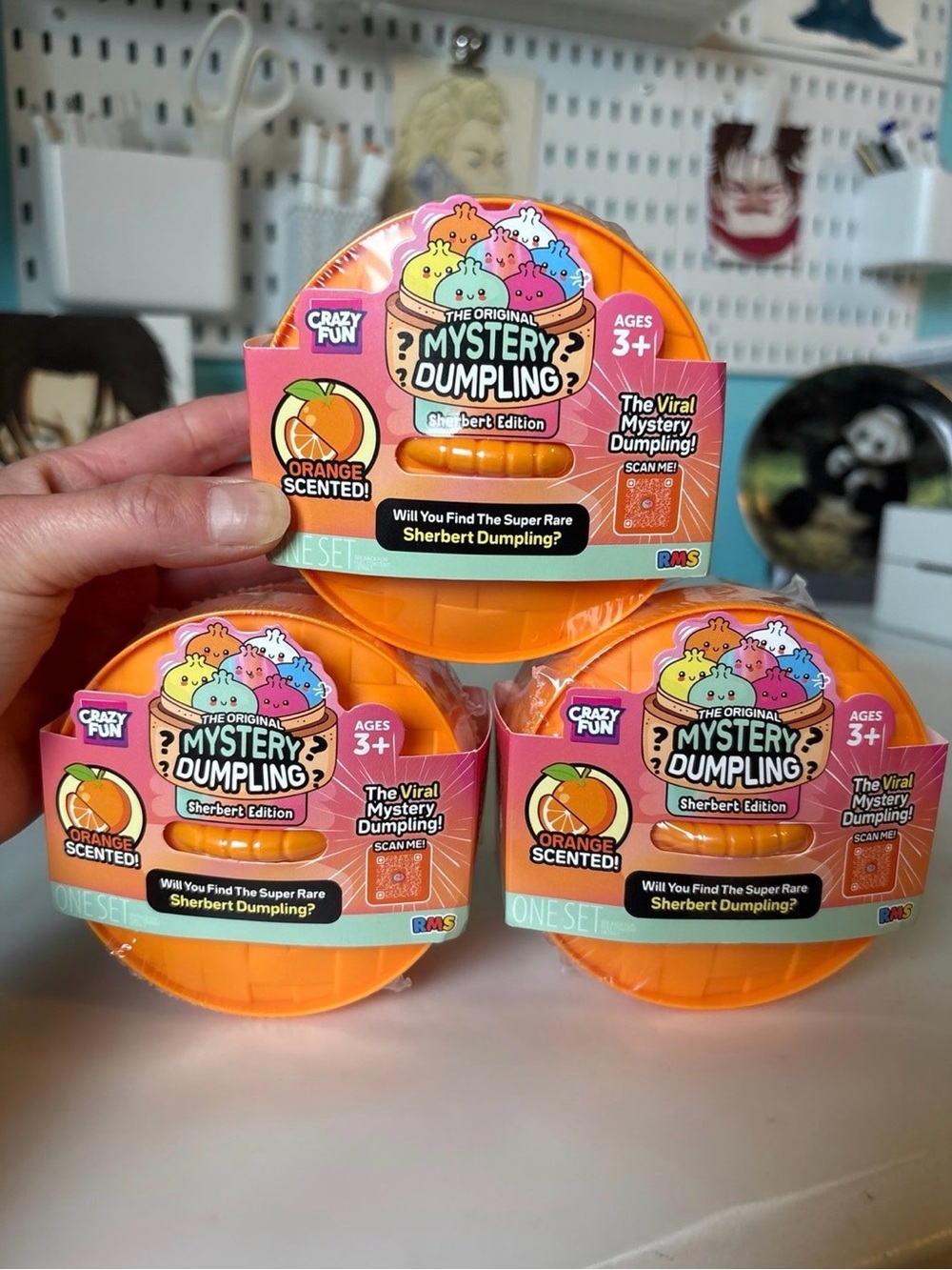 NEW dumpling squishy sherbet edition fidget viral